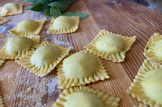 Ravioli Mold with Roller