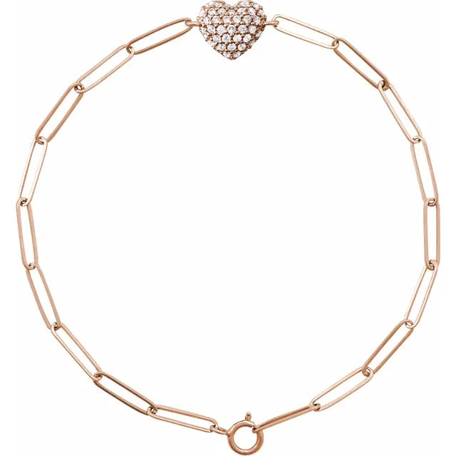 Accented Heart Bracelet