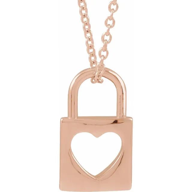 Heart Cutout Lock