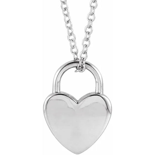 Heart-shaped Lock Necklace