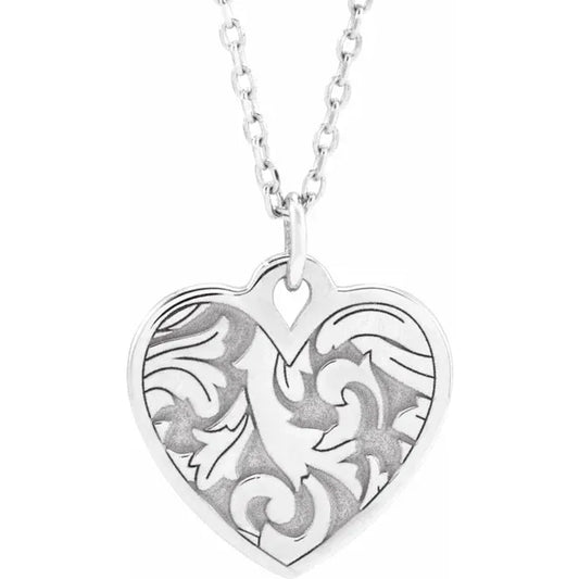 Sculptural Heart Necklace