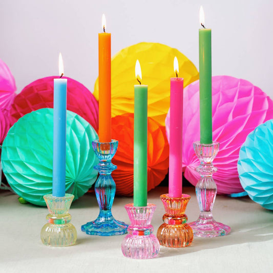 Small Glass Candle Holder