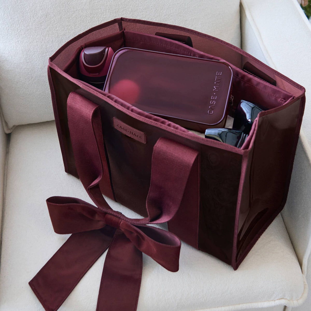 Case-Mate Holiday Red Velvet Tote Bag - Limited Edition