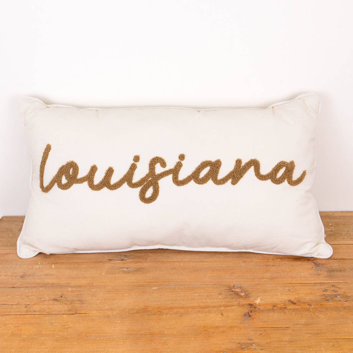 Louisiana Embroidered Pillow