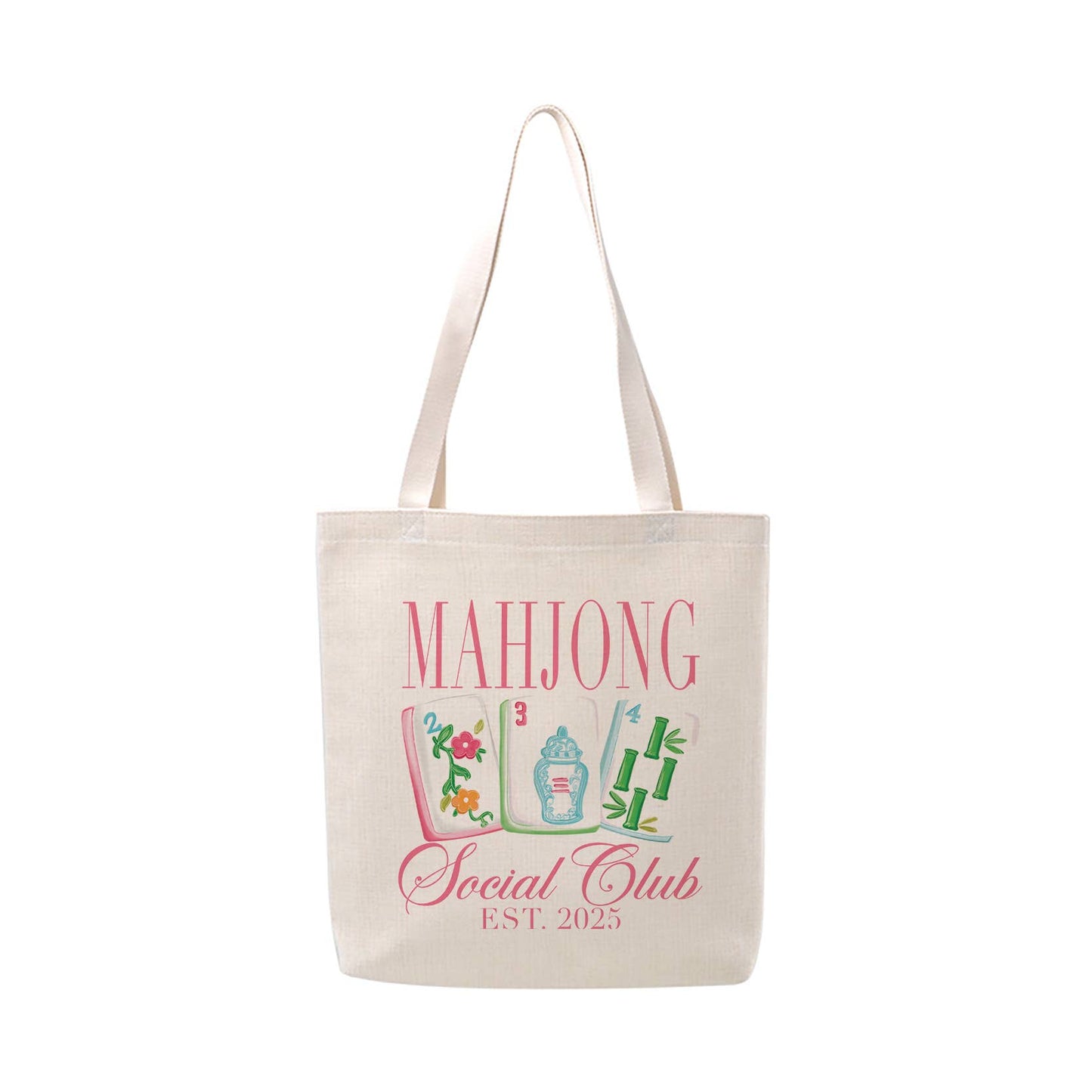 Mahjong Social Club Tote Bag