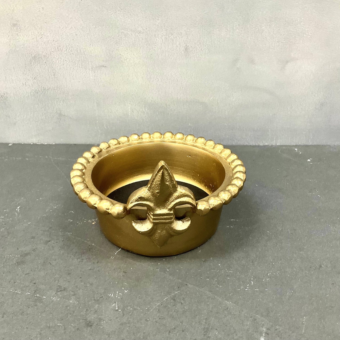 Gold Fleur De Lis Bottle Holder