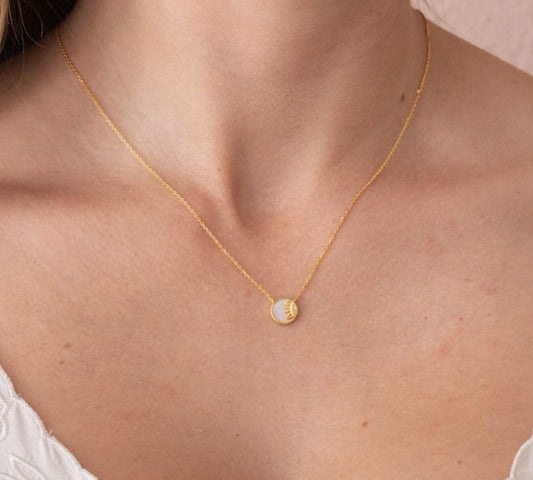 Mother of Pearl Sunshine Pendant