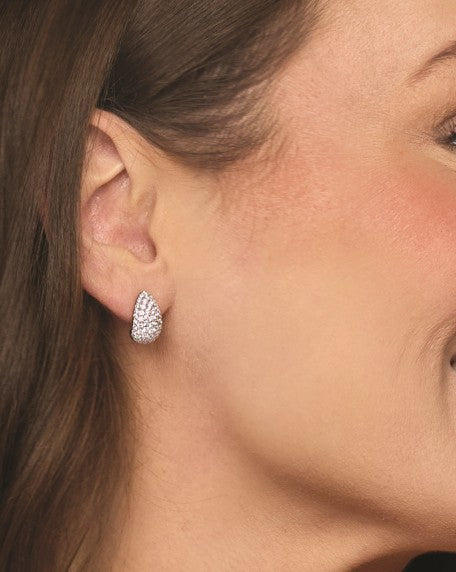 Lab-Grown Diamond Teardrop Earrings