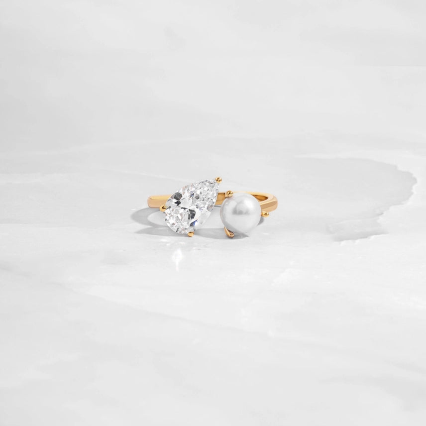 Toi Et Moi Pearl Ring