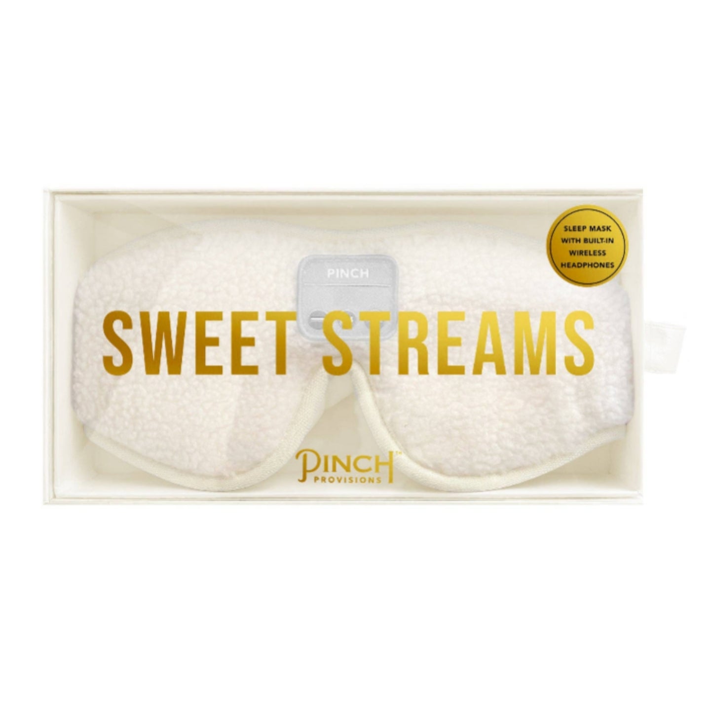 Sherpa Sleep Mask with Built-In Wireless Headphones