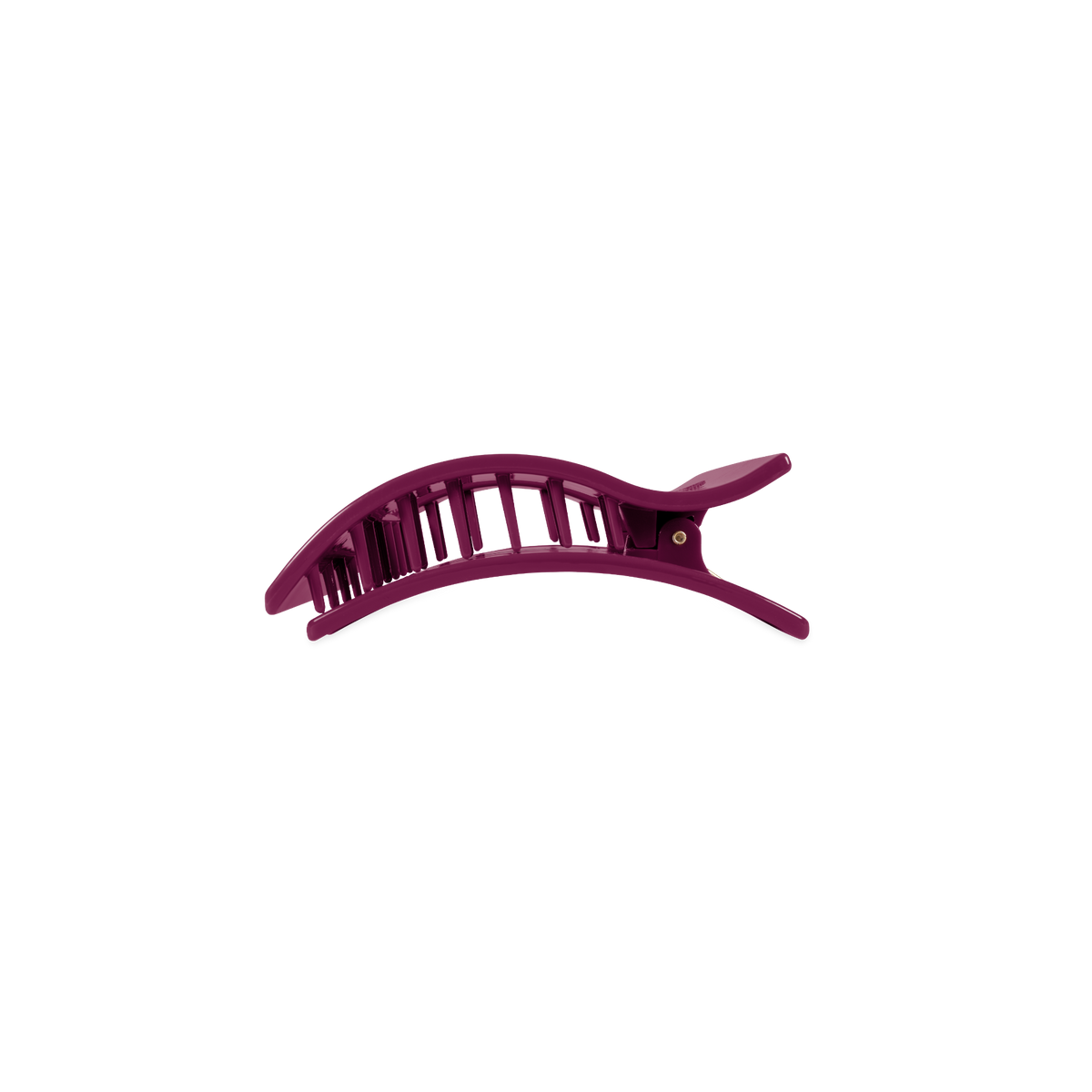 Mulberry | Small |Flat Rectangle Hair Clip