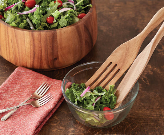 Acacia Wood Spurtle, Set 3, 13" slotted, 10”, and 9”