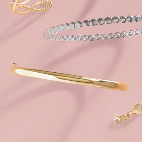 Hinged Bangle Bracelet