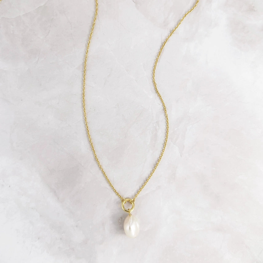 Baroque Pearl Pendant Necklace