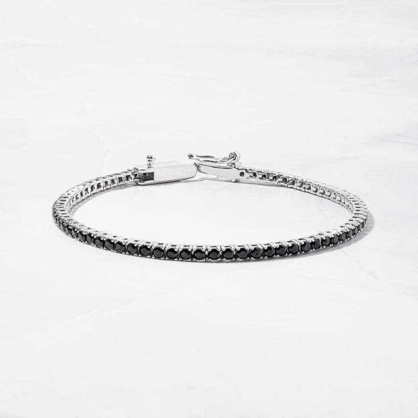 Black Tennis Bracelet