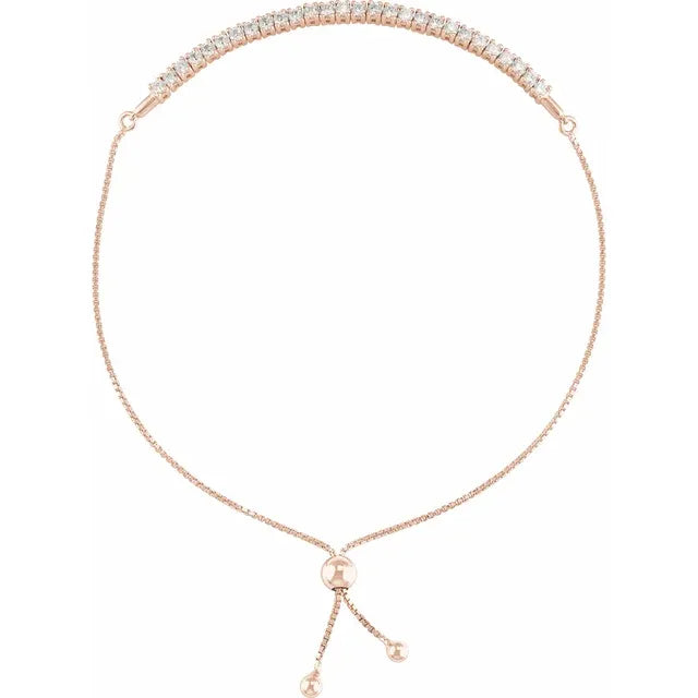 1 CTW Lab-Grown Diamond Bracelet