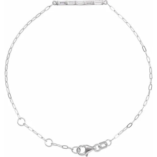 Five-Stone Bar Bracelet