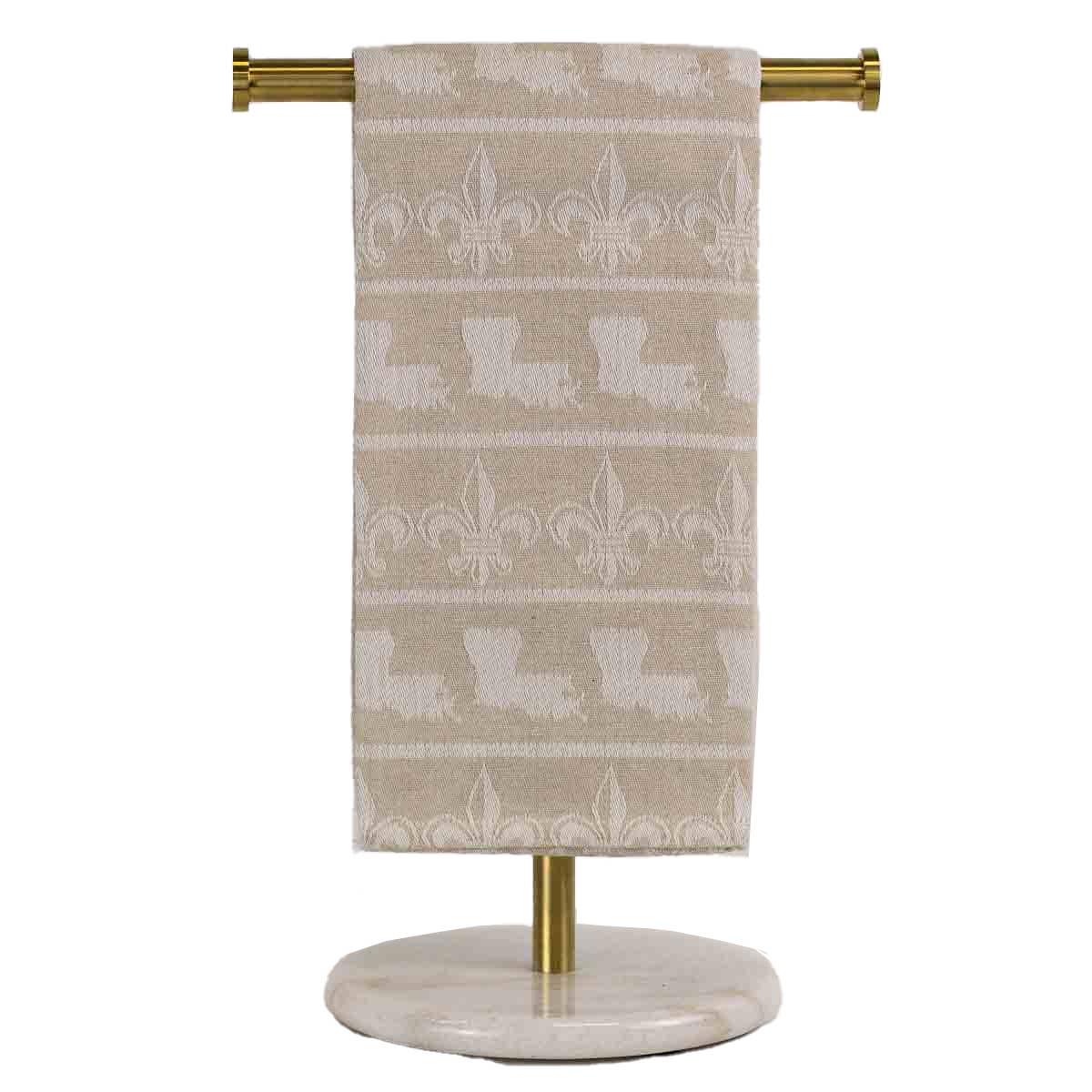 Louisiana Fleur Jacquard Hand Towel