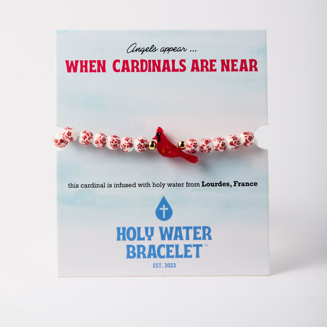 Holy Water Bracelet - Red Cardinal