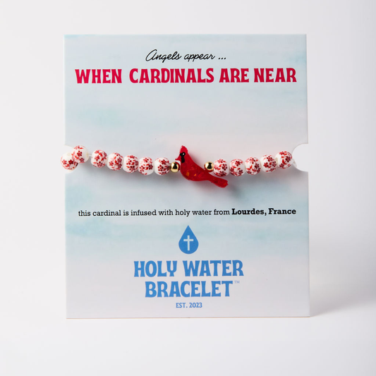 Holy Water Bracelet - Red Cardinal