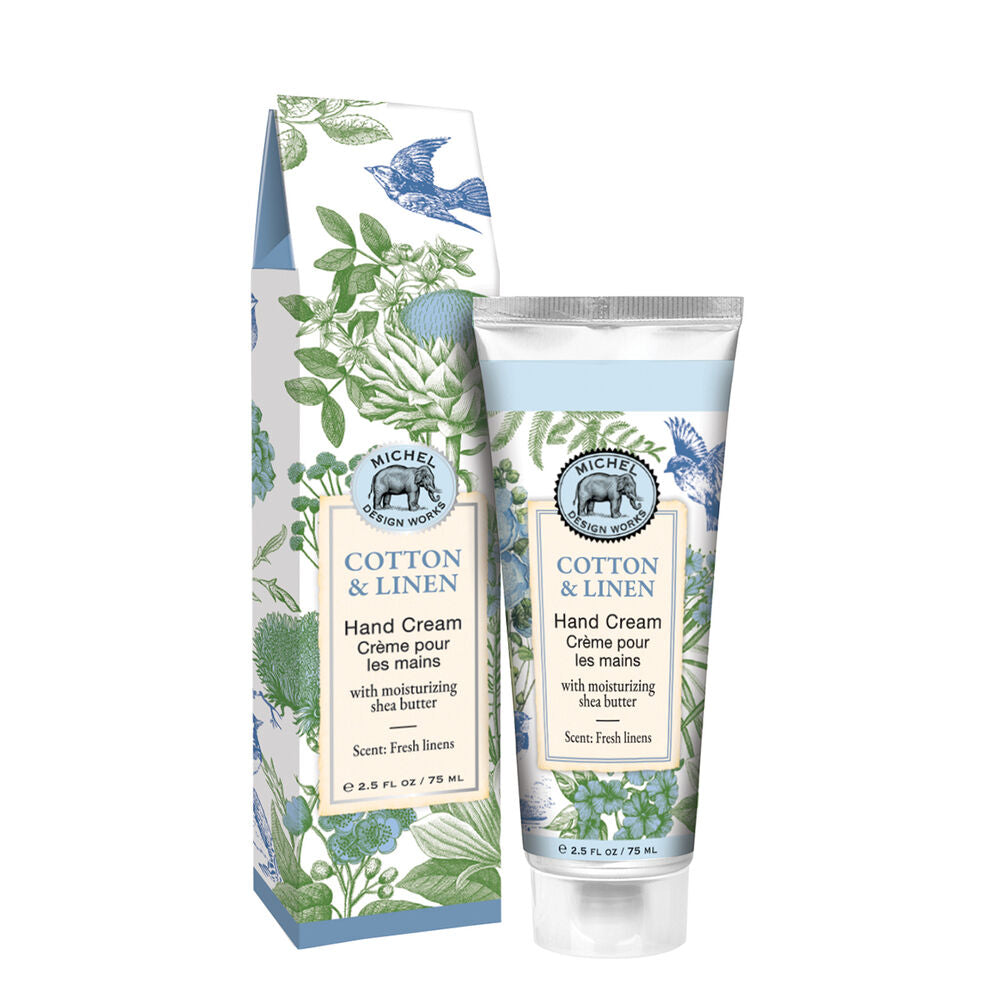 MDW Cotton & Linen Hand Cream 2.5 fl oz.