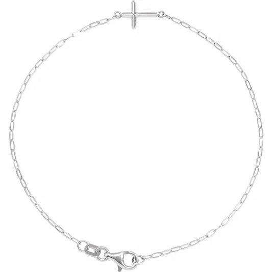 East to West Cross Bracelet