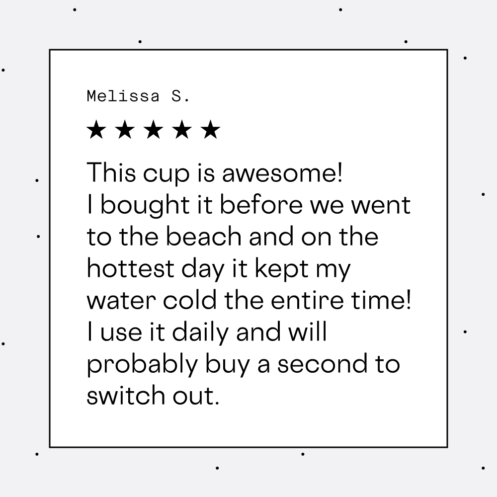 Cold Cup XL - 30oz Matte Black