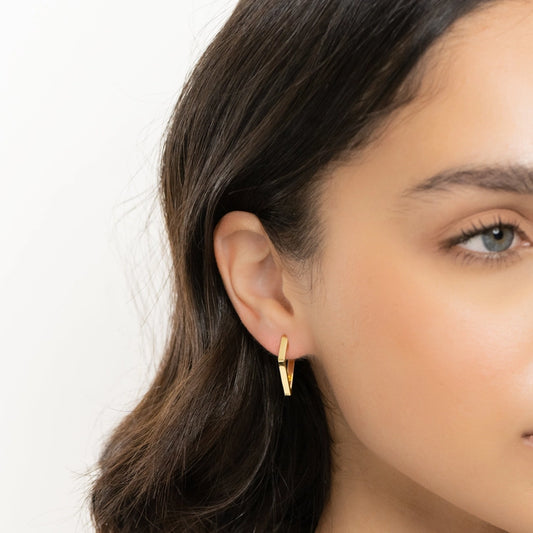 Geometric Hoop Earrings