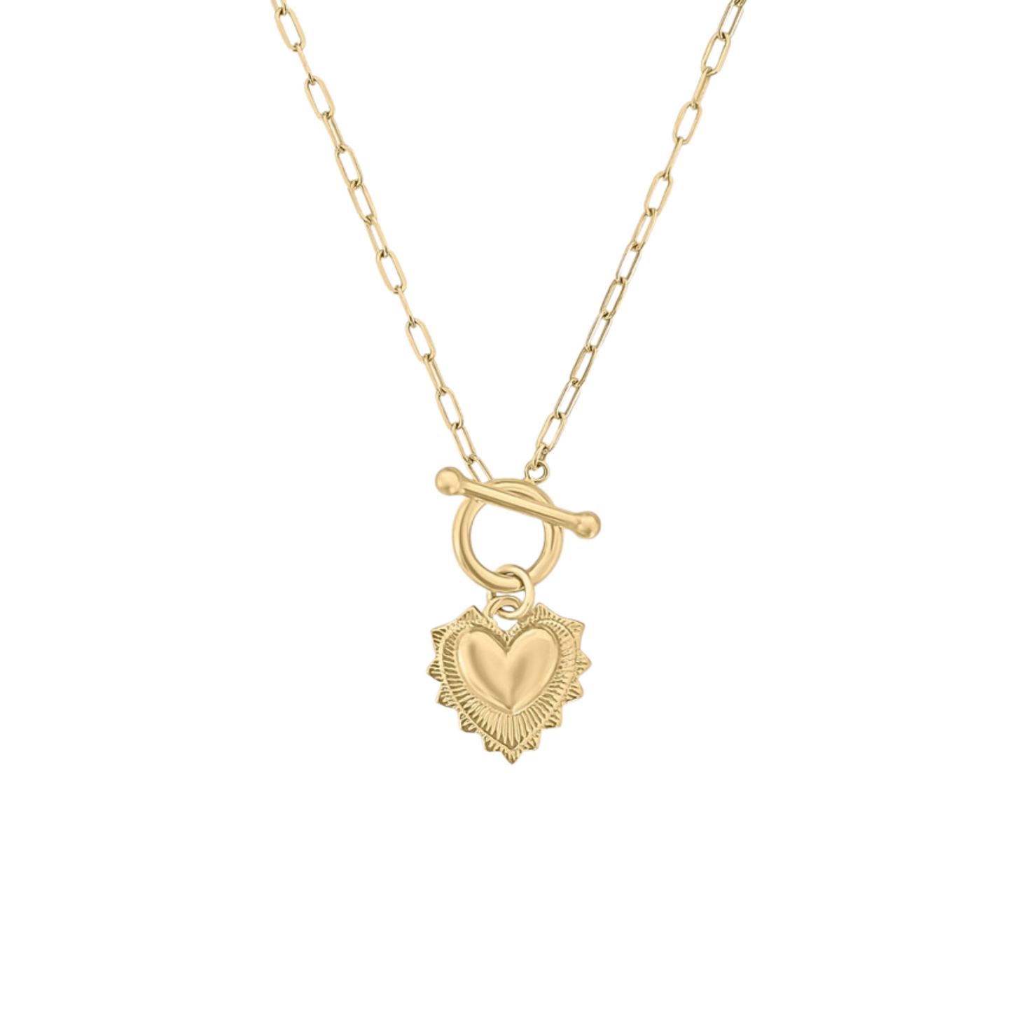 Toggle Heart Necklace