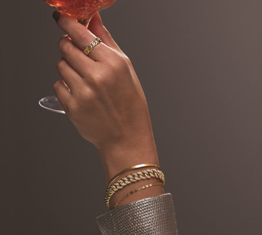 Flexible Herringbone Chain Bracelet