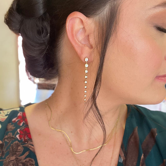 Lab-Grown Diamond Drop Earrings