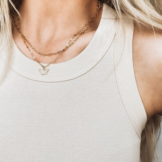 Mini Butterfly Necklace