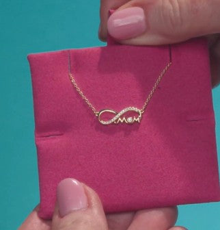 Infinity Diamond Mom Necklace