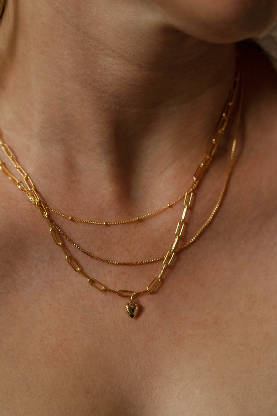 Paperclip Heart Necklace