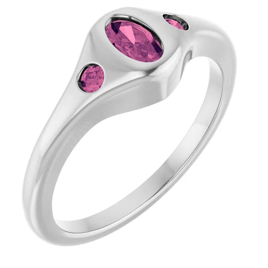 Pink Tourmaline Ring