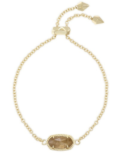 ELAINA DELICATE CHAIN BRACELET GOLD ORANGE CITRINE QUARTZ