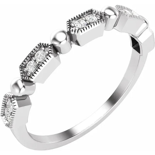 Diamond Stackable Ring