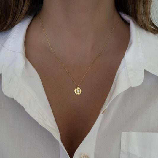 Sunburst Medallion Necklace