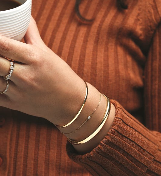 Thin Bangle Bracelet