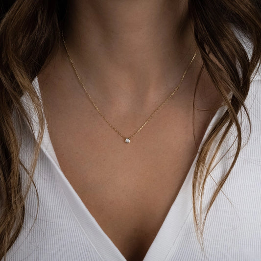 Tear Drop Pendant Necklace