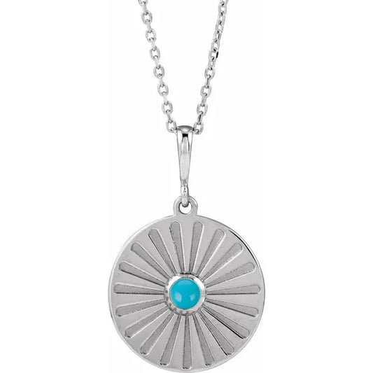 Turquoise Starburst Necklace