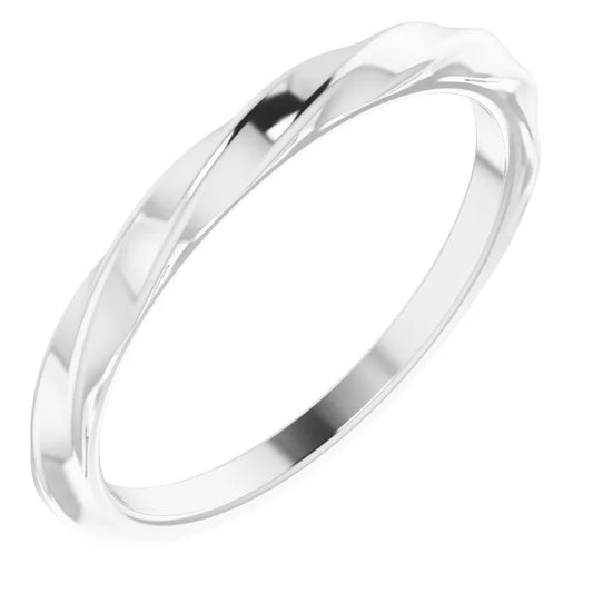 Twisted Stackable Stackable Ring
