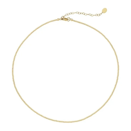 Gold-Filled Beaded Necklace