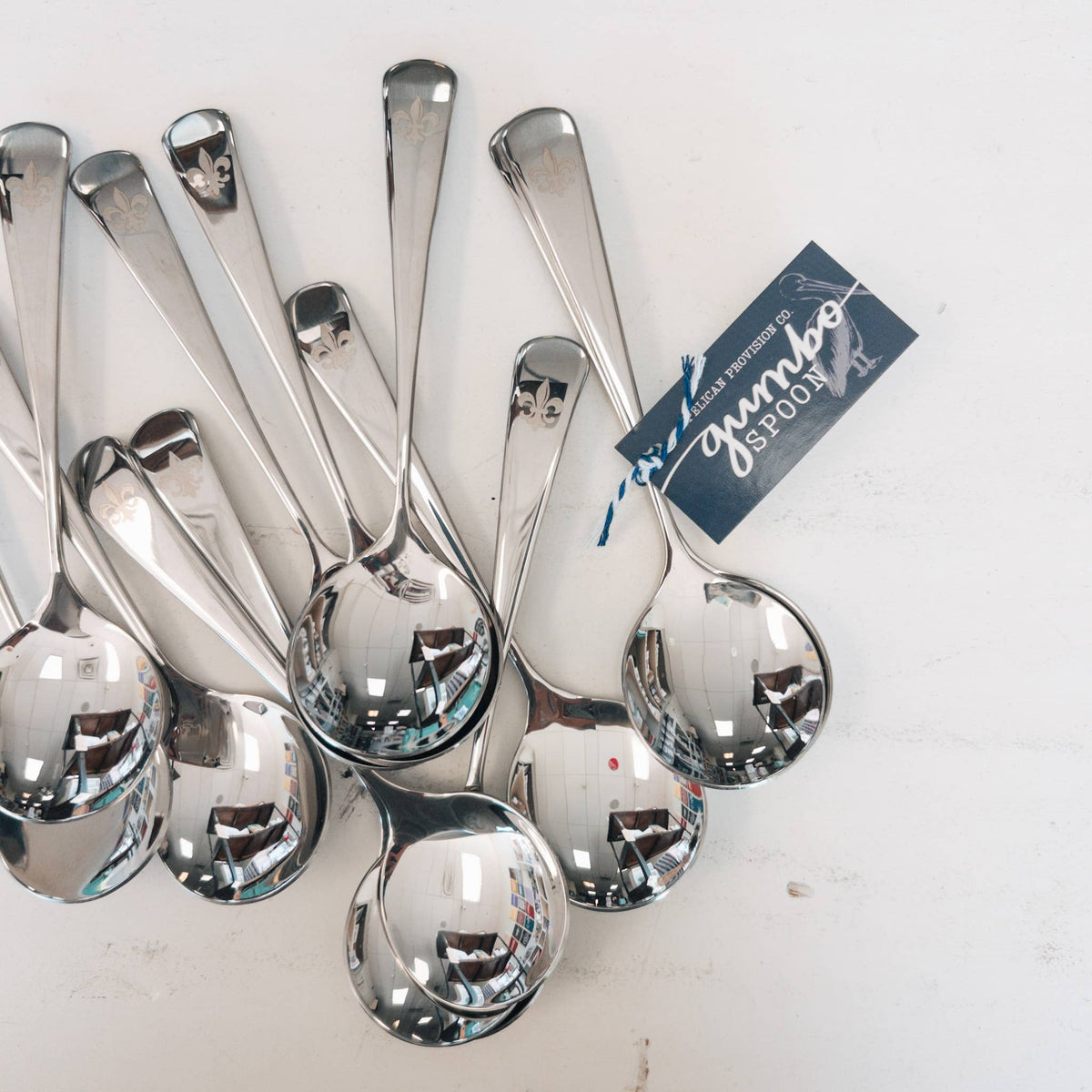 Gumbo Spoons, Fleur De Lis - set of 2