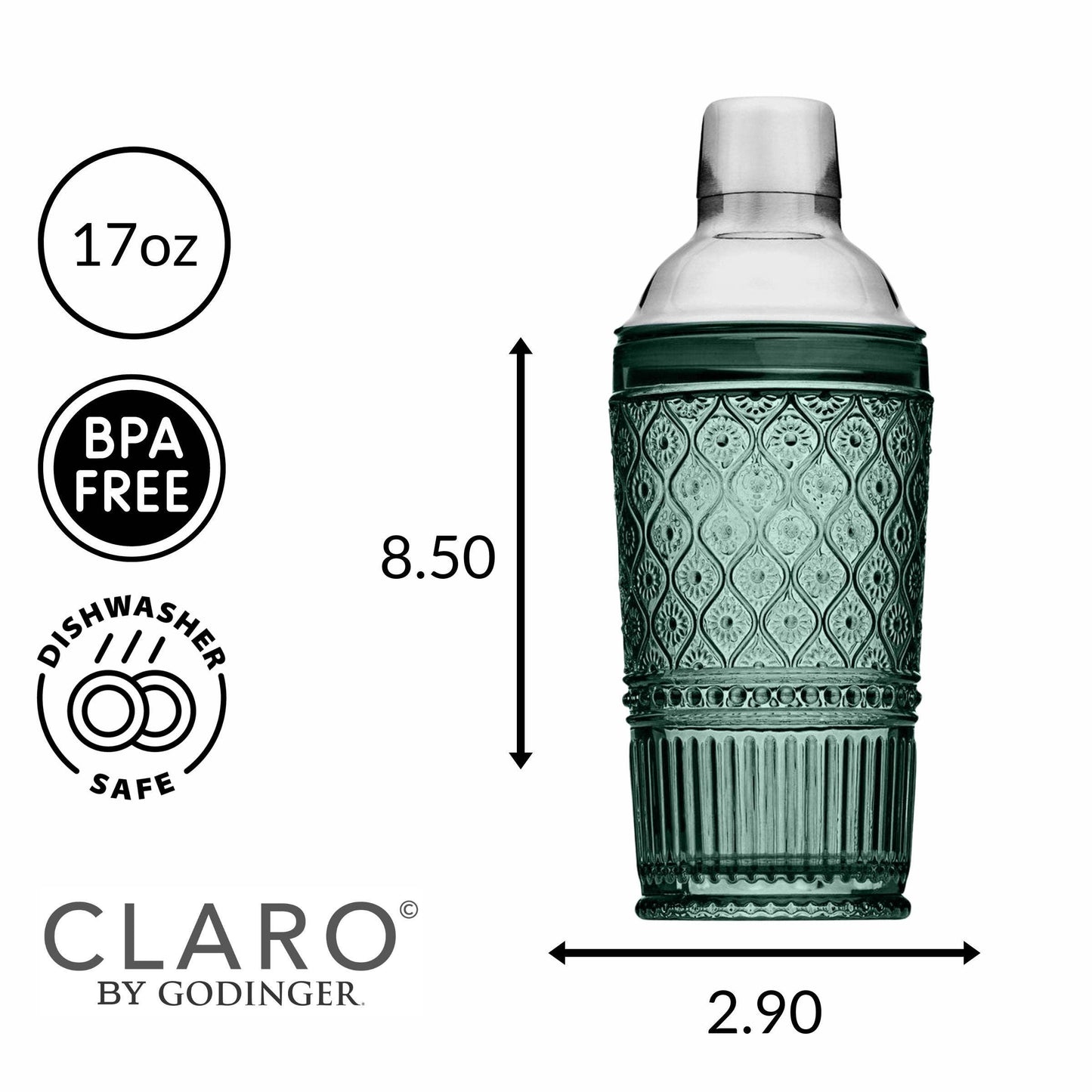 Dark Green Cocktail Shaker