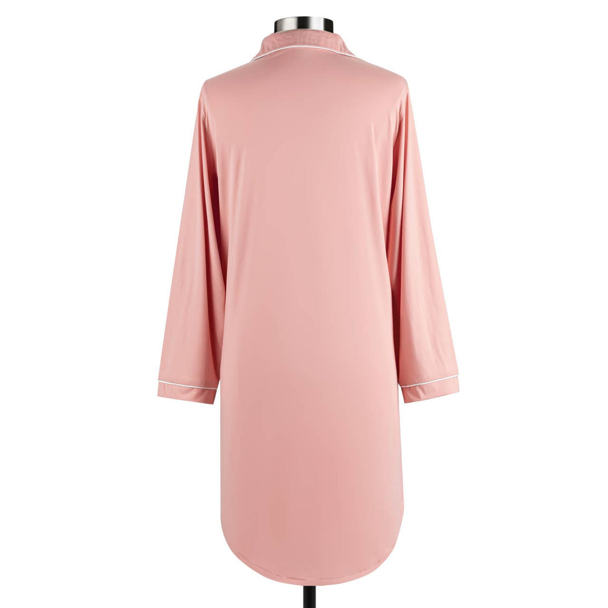 Large Long Sleeve Coral Cooling Night Shirt