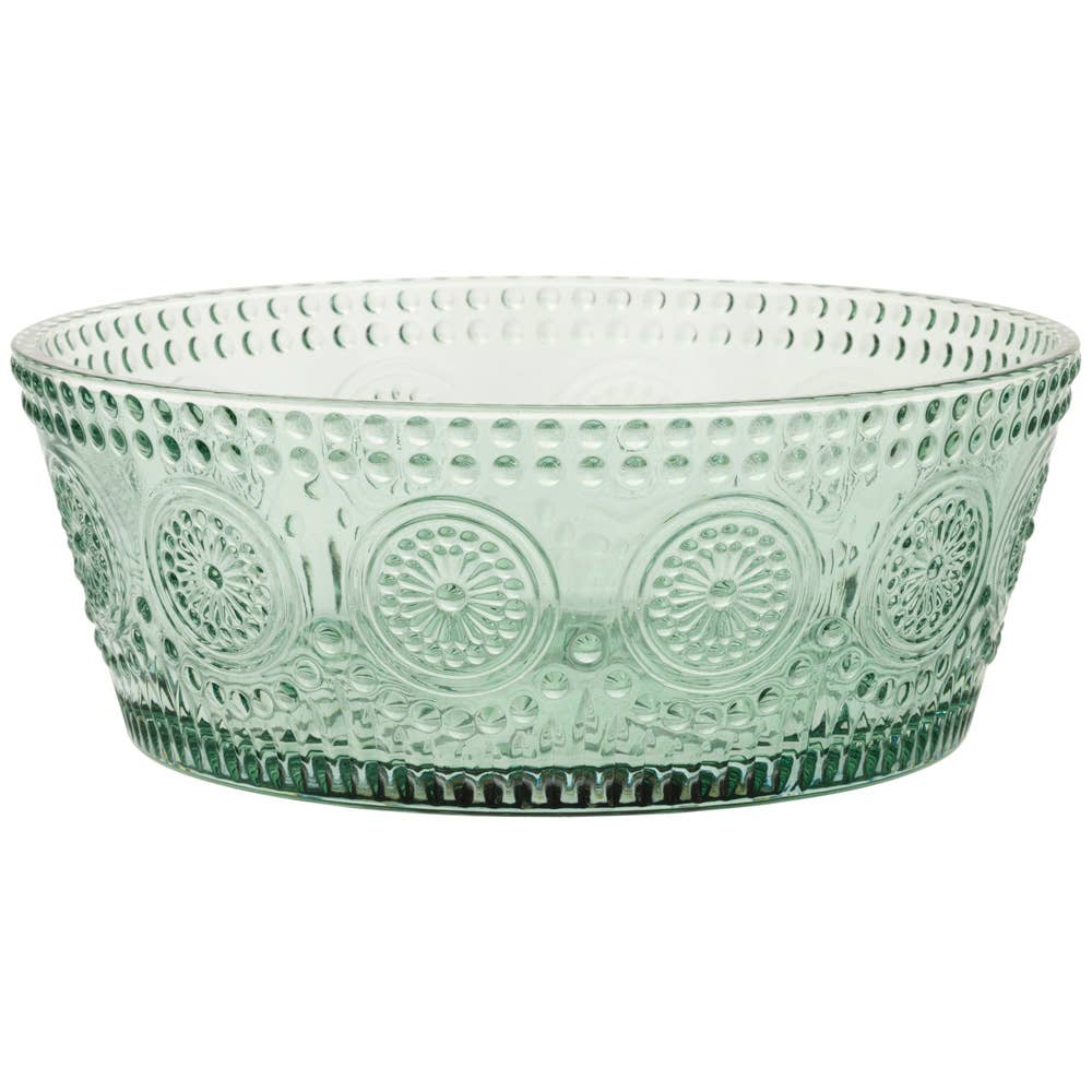 7" Sage Glass Bowl
