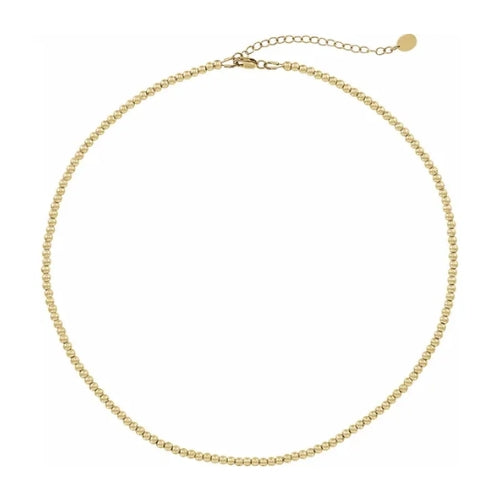 Gold-Filled Beaded Necklace