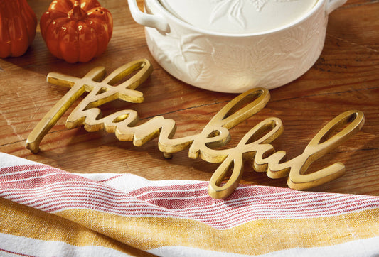 Fall/Harvest Thankful Trivet