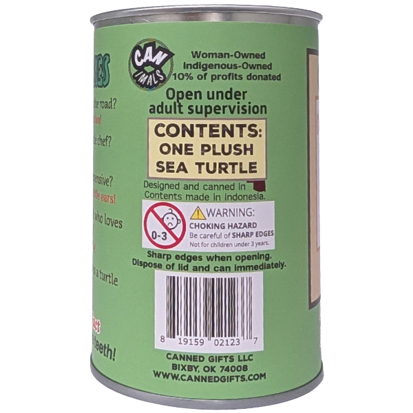 Canned Sea Turtle